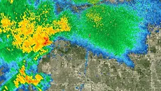 2025 TDWR Kohrville, Texas Supercell Radar Loop
