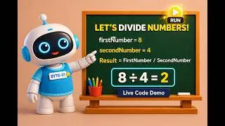 Division in Python for Kids | Live Coding Demo 🤖🐍
