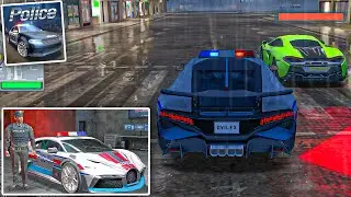 Police Sim 2022 - NEW OVILEX GAME - BUGATTI DIVO Police car driving - Android Gameplay #3