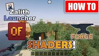 Shaders on Zalith Launcher using Forge for Java Minecraft Mobile How To Guide | 1.21.4 Or Below