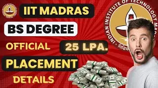 Finally Placement related details revealed l IITM BS Degree l