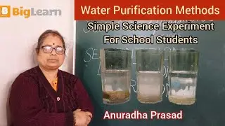 Water Purification Methods Experiment | Sedimentation Decantation Filteration #youtubevideo 