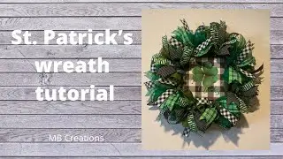 St. Patrick’s wreath tutorial