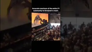Accurate reactions of the entire F1 community to Grosjean's crash