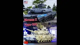 Type-100 vs Abrams X: Which Tank Looks Better? #tank #aviation #abrams #type100 #newtank #futuretank