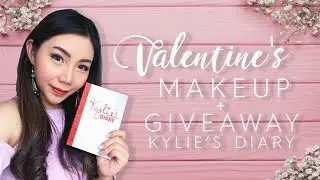 VALENTINE'S DAY MAKEUP + GIVEAWAY KYLIE DIARY PALETTE