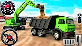 🔥New Large City Road Construction Gameplay 🚧 - Android Gameplay
