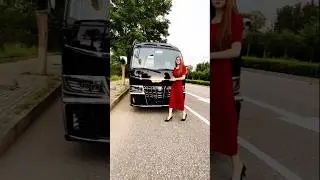 Luxury 7-seater Toyota Coaster.