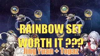 UNOPTIMISED RELIC SET Jing Yuan & Topaz at MoC 10 Ver. 1.5 Node-1 | Honkai: Star Rail
