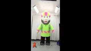 Huge Inflatable Arabic Cartoon Character Costume Adult Full Wearable Walking Blow Up Mascot Suit