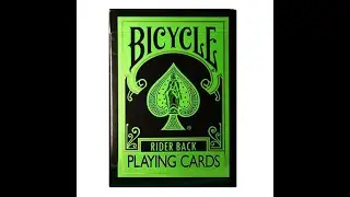 Bicycle Reverse green black playing cards poker deck 3617201466909 magical project magic tricks card
