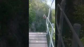 Ziplining at scape park in Dominican Republic 🇩🇴