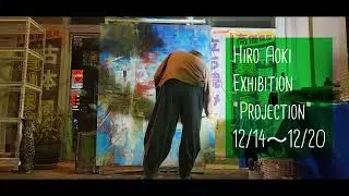 個展に向けて抽象絵画100号創作中