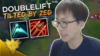 Doublelift - TILTED BY ZED - League of Legends Funny Moments & Highlights