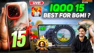 iQOO 15 Launch Day BGMI Live 🔥 Benchmark + Real Gaming Test #bgmi #viral #pubg #gaming #iqoo15review