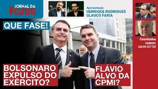 INSS: Quebra de sigilo de Flávio pedida na CPMI | MP Militar pede expulsão de Bolsonaro do Exército