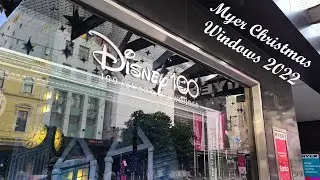 Myer Christmas Windows 2022