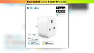 Editor&rsquo;s Choice Meross HomeKit WiFi Smart Plug UK Socket Outlet Timer Schedule Wireless Voice Contr