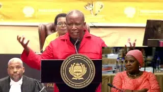 Julius Malema Debate Removal of Parliament of Speaker.