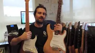 Винтажное переиздание Fender Stratocaster Classic ST62 против ST57 против 70-х против Standard Яп...