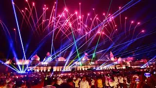 ayodhya vlogs night light show 🧐 #dailyvlog #dailynews #viral