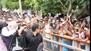 PM Modi returns salute of young boy in Bhavnagar! 🫡 ❤️