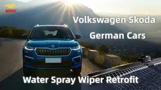 Water Spray Wiper Retrofit for VW Skoda | Non-Destructive Upgrade #carupgrade #wiperinstall #skoda