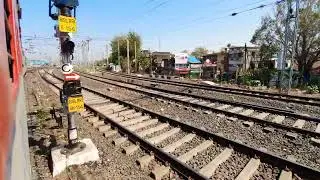 Bhusaval jn to pachora jn complete train journey || 12108 sitapur-ltt sf exp || LHB  track sound 🎧