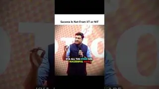 Success Is Not From IIT or NIT #nvsir #iit #nit #shortvideo #success