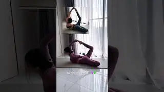Try this Infinity pose #yoga #flexibility #shorts