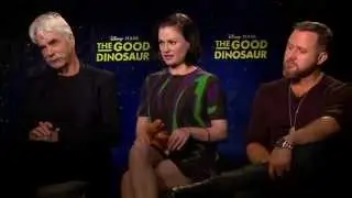 The Good Dinosaur: Sam Elliott, Anna Paquin & A.J. Buckley Official Movie Interview | ScreenSlam