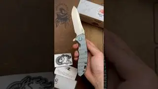 Rick Hinderer XM-18 3.5 Skinner Special Finish Full Titanium Stonewash S45VN Exclusive