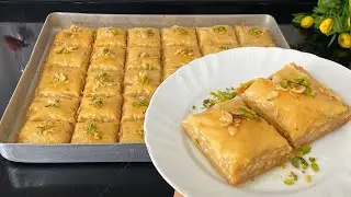 İHTİLAL BAKLAVASI💯 SÜTLÜ NURİYE NASIL YAPILIR🤌🏼EL AÇMASI SÜTLÜ BAKLAVA TARİFİ