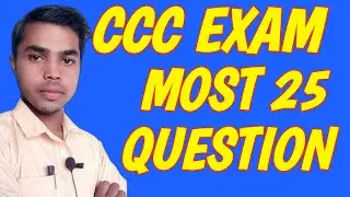 CCC MOST 25 QUESTION || HINDI AND ENGLISH BY MUKESH SIR @technicalmukeshrajtech