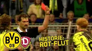 Red en masse! The most red cards in Bundesliga history! | BVB - Dynamo Dresden