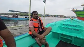 🛶पांडिचेरी में बोटिंग का बहुत मजा लिया 🏖pondicherry beach ⛱️ 🚤