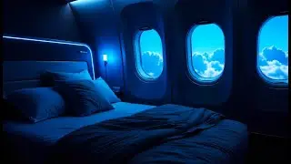 🔴 Noise in the aircraft cabin - Sleep Better with Calming Flight Sounds