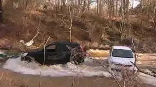 Water main break turns River Road into gushing waterway