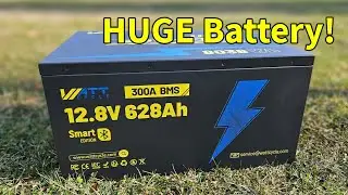 HUGE WattCycle 12V LiFePO4 Battery 628Ah 8000Wh Complete Review