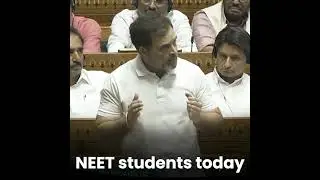 मोदी सरकार की नाकामी है- NEET पेपर लीक | Rahul Gandhi | Parliament