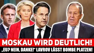 🚨 MOSKAU greift an &ndash; LAVROV schockt EU, wirft ZELENSKY CHAOS & ZICKZACKPOLITIK vor!