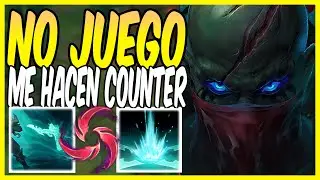 🤢&iexcl;ES IMPOSIBLE JUGAR esta PARTIDA! TODO me HACE COUNTER con PYKE SUPPORT LOL🤢