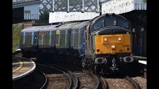 Rail Operations Group 37800+375828 Thrash and tones through Whitstable working 5Q58 21/4/18