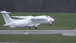 D-CMHB Rhein Neckar Air Dornier 328 takeoff at Hamburg Airport