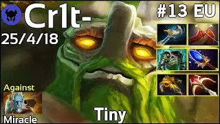 Cr1t- [EG] plays Tiny!!! Dota 2 7.22
