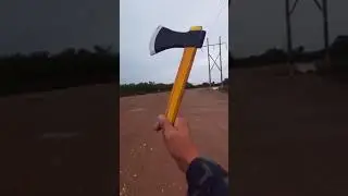 paper hammer throw in air