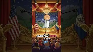 European food is too safe 🎤🤣 #foodie #usa #standupcomedy