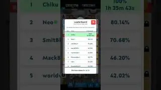 #1 in Leaderboard || Moon Event Complete #eatventure #games #moonevent