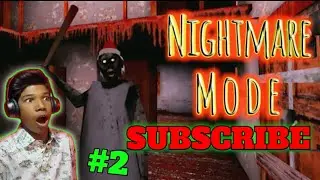 GRANNY CHAPTER 1ll nightmare mode hot survivor challenge part 2 24 hour challenge comment #viralreel
