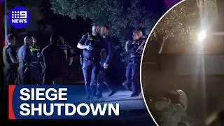 Four hour siege sends street into lockdown | 9 News Australia